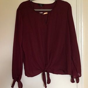 Cranberry blouse